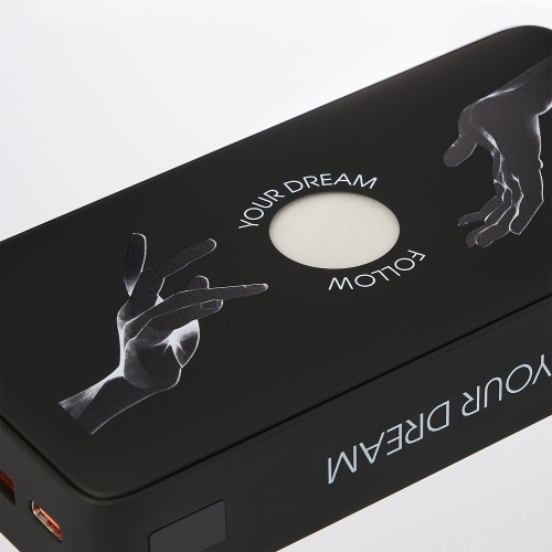 Внешний аккумулятор с подсветкой Анкор Плюс PD (Ancor PD Plus) 20000 mAh, черный