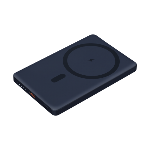 Внешний аккумулятор Атлантис (Atlantis) PD 5000mAh с функцией беспроводной зарядки 15W, оранжевый — вариант цвета