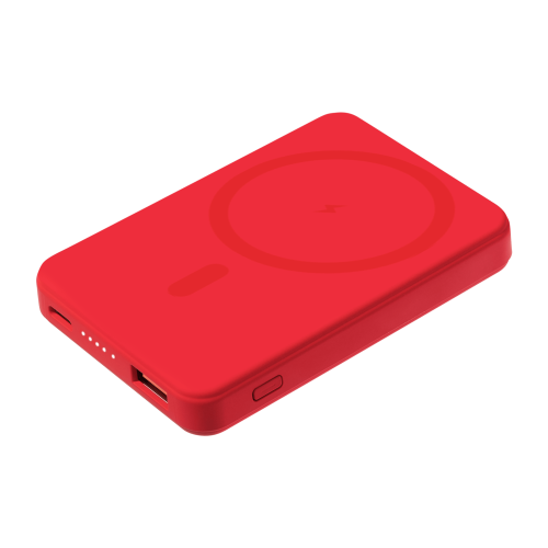 Внешний аккумулятор Ларго PD (Largo PD) 5000mAh с функцией беспроводной зарядки 15W, белый — вариант цвета