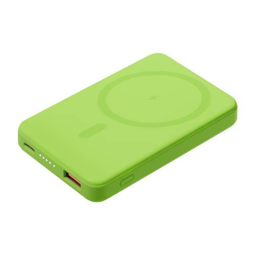 Внешний аккумулятор Ларго PD (Largo PD) 5000mAh с функцией беспроводной зарядки 15W, белый — вариант цвета