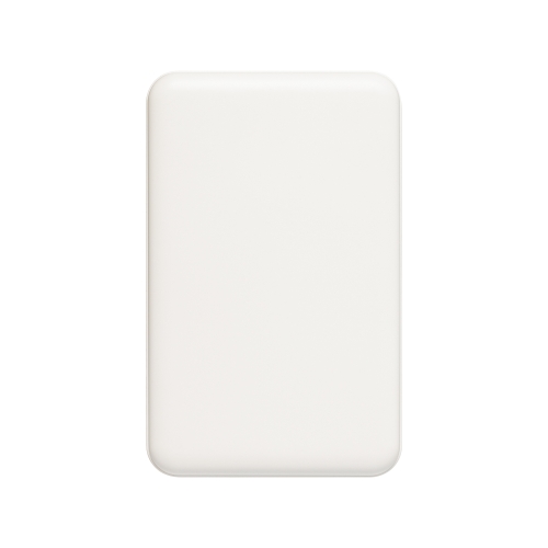 Внешний аккумулятор Ларго PD (Largo PD) 5000mAh с функцией беспроводной зарядки 15W, белый