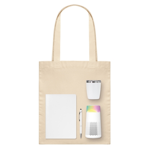 Подарочный набор Велком Пак Гэлакси (Welcome Pack Galaxy), белый (термокружка, очиститель воздуха, ежедневник, ручка, шоппер)