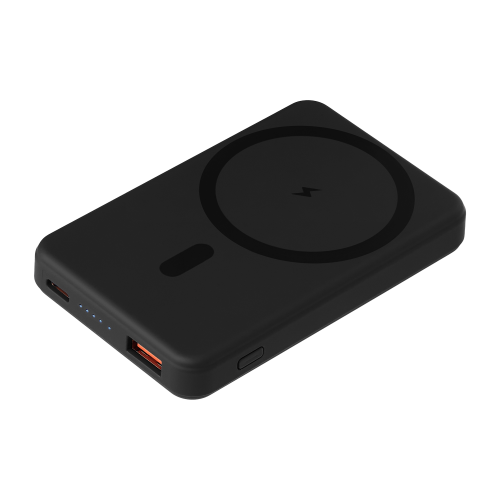 Внешний аккумулятор Ларго PD (Largo PD) 5000mAh с функцией беспроводной зарядки 15W, белый — вариант цвета