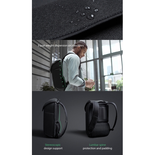Рюкзак KORIN ClickPack X 45х32х15,5 см, с клапаном, черный