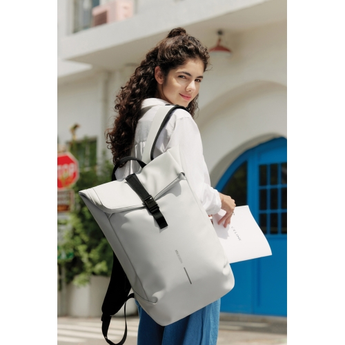 Антикражный водонепроницаемый рюкзак Urban Flap-Top, белый