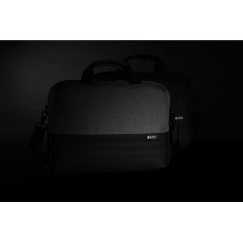 Сумка для ноутбука Swiss Peak с RFID-защитой из rPET AWARE™, 15,6’’