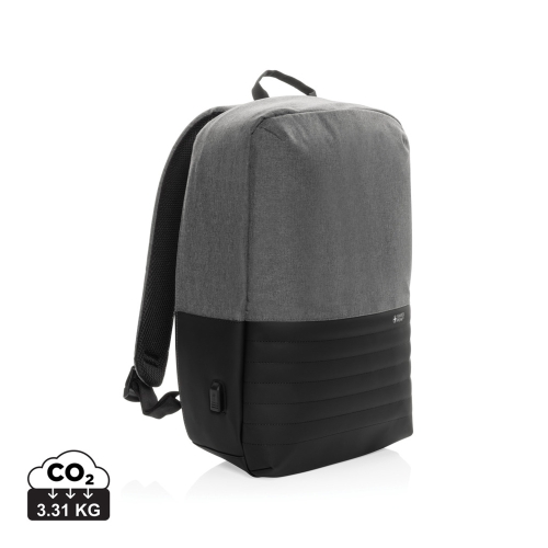 Антикражный рюкзак для ноутбука Swiss Peak с RFID-защитой из rPET AWARE™, 15,6’’