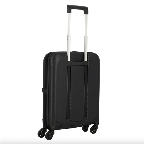 Чемодан складной Rollink FLEX LIGHT 55x40x20 см, 4 колеса, черный