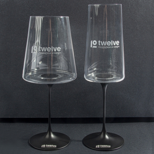 Хрустальный бокал для красного вина на магните Trebonn SplitGlass, 2 шт, 450 мл