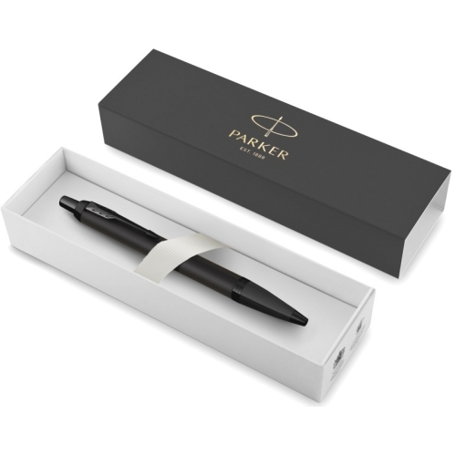 Parker IM Achromatic - Matt Black, шариковая ручка, M