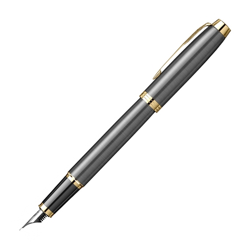 Parker IM Premium Grey Core GT, перьевая ручка, перо сталь нержавеющая М, подарочная упаковка