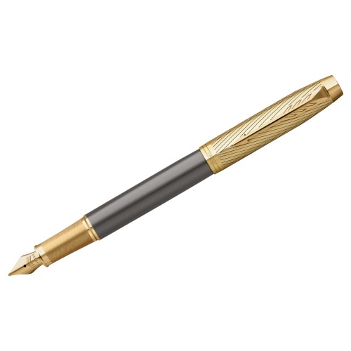 Parker IM Prm Arrow GT, перьевая ручка, F, подарочная упаковка