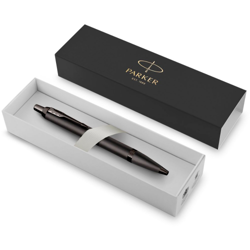 Parker IM Professionals - Monochrome Titanium, шариковая ручка, M, подар.кор.