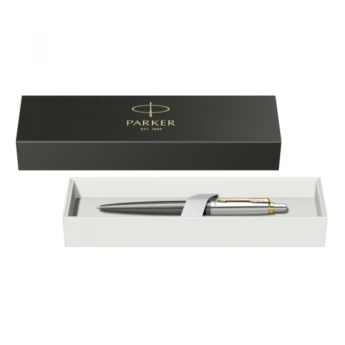 Parker Jotter - Grey Core GT, шариковая ручка, M, подарочная упаковка