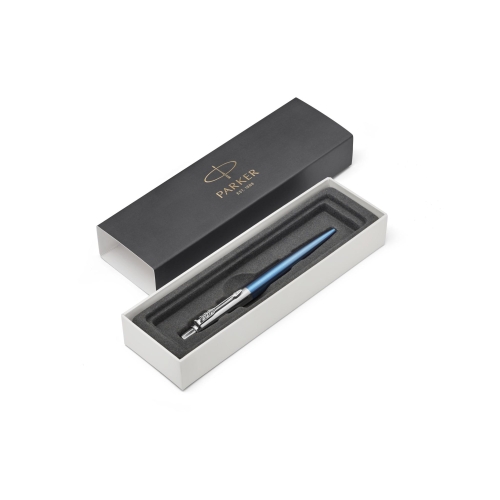 Parker Jotter Core - Waterloo Blue CT, шариковая ручка, M