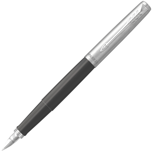 Parker Jotter Original - Black Chrome CT, перьевая ручка, F, подар.кор.