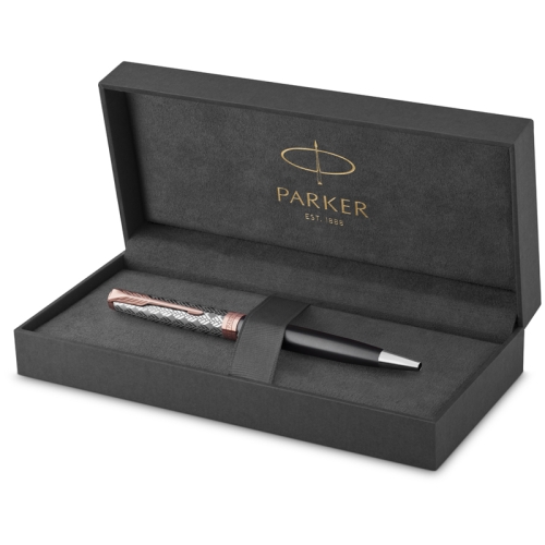 Parker Sonnet Premium - Metal Grey PGT, шариковая ручка, M