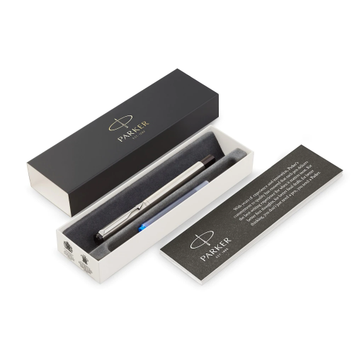 Parker Vector - Stainless Steel, перьевая ручка, F, подар.кор.