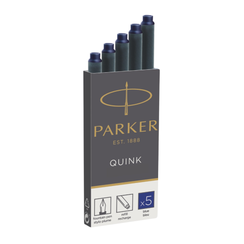 Parker Чернила (картридж) "Cartridge Quink" синие, 5шт., блистер