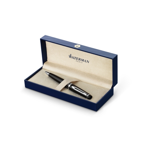 Waterman Expert - Black CT, шариковая ручка, M