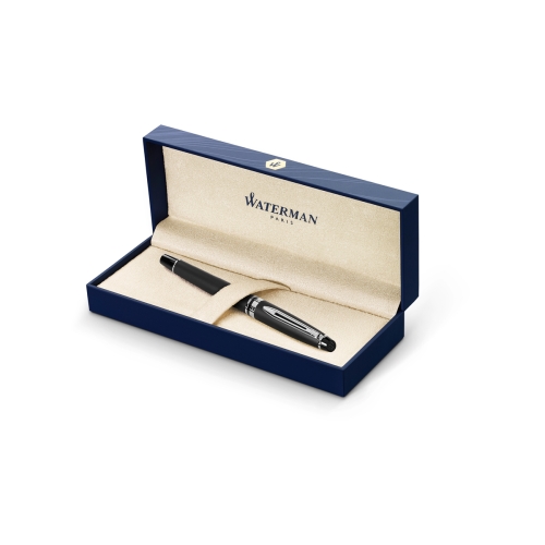 Waterman Expert - Matte Black CT, ручка-роллер, F, BL