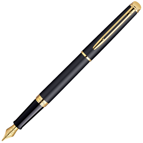 Waterman Hemisphere - Matt Black GT, перьевая ручка, F