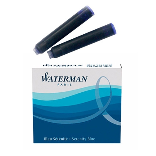 Waterman Чернила (картридж), синий, 6 шт в упаковке