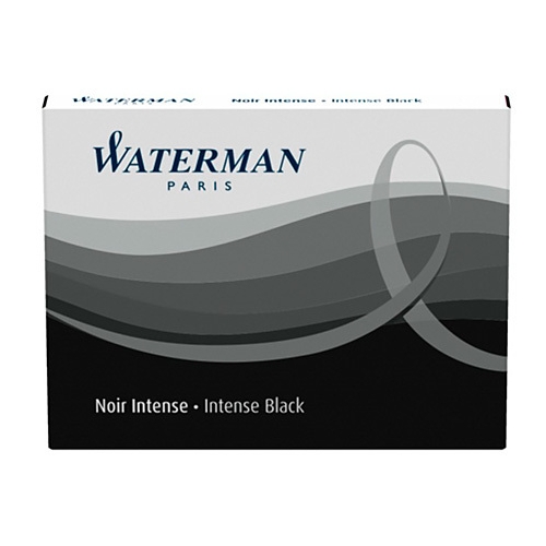 Waterman Чернила (картридж), черный, 8 шт в упаковке
