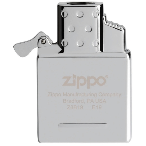 Газовый вставной блок для широкой зажигалки Zippo, одинарное пламя, нержавеющая сталь