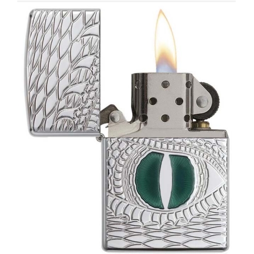 Зажигалка Zippo Armor™ с покрытием High Polish Chrome, латунь/сталь, серебристая, 36x12x56 мм