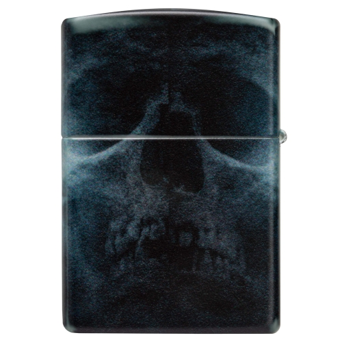 Зажигалка Zippo Compass Ghost с покрытием Glow In The Dark Green, латунь/сталь, черная, 38x13x57 мм