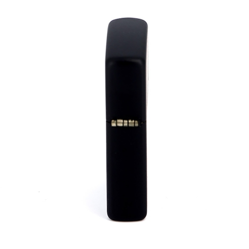 Зажигалка Zippo № 218ZB с покрытием Black Matte, латунь/сталь, чёрная с фирменным логотипом