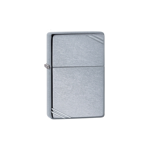 Зажигалка Zippo Replica с покрытием Street Chrome, латунь/сталь, серебристая, матовая, 36x12x56 мм