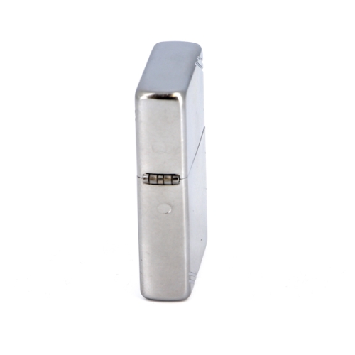 Зажигалка Zippo Replica с покрытием Street Chrome, латунь/сталь, серебристая, матовая, 36x12x56 мм
