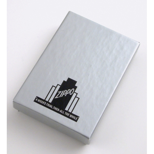 Зажигалка Zippo Replica, с покрытием Brushed Chrome, латунь/сталь, серебристая, матовая, 36x12x