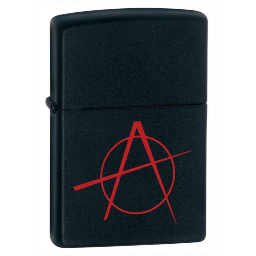 Зажигалка Zippo с покрытием Black Matte, латунь/сталь, чёрная, матовая, 36x12x56 мм