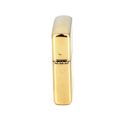 Зажигалка Zippo с покрытием Brushed Brass, латунь/сталь, золотистая, матовая, 36х12х56 мм