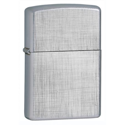 Зажигалка Zippo с покрытием Brushed Chrome, латунь/сталь, серебристая, матовая, 36x12x56 мм