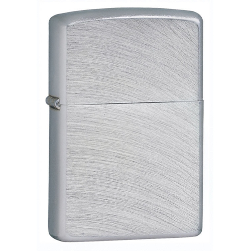 Зажигалка Zippo с покрытием Chrome Arch, латунь/сталь, серебристая, матовая, 36x12x56 мм