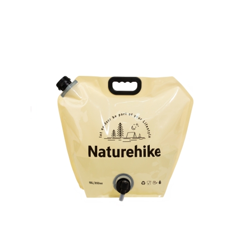 Канистра мягкая Naturehike, с клапаном для воды, 10л, бежевый (CNK2450CF027)