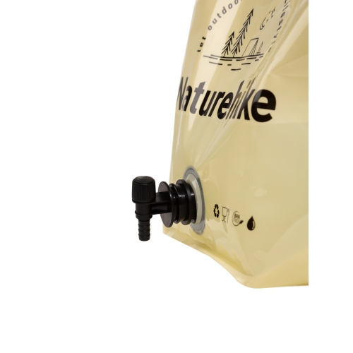 Канистра мягкая Naturehike, с клапаном для воды, 10л, бежевый (CNK2450CF027)