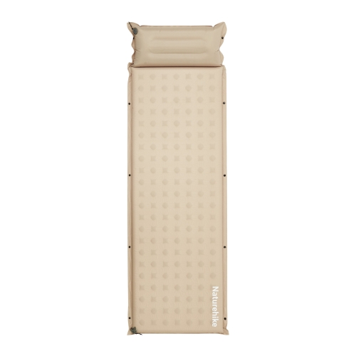 Коврик самонадувной односпальный Naturehike D Series R3.1, с подушкой, бежевый (CNK2550WS025)
