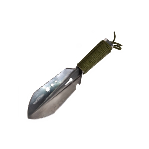 Лопата ручная мини Naturehike многофункциональная, зеленая (NH20GJ001)