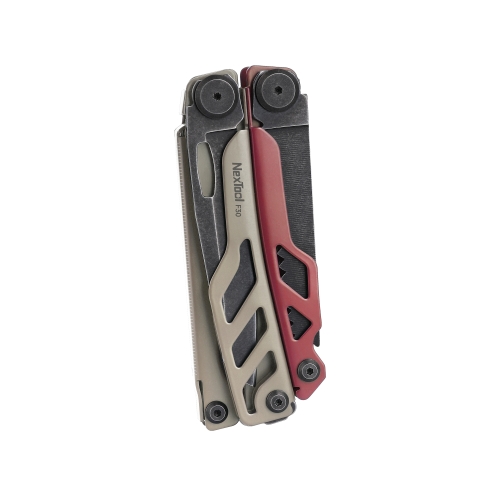 Мультитул Nextool Flagship F30 Pro, 16 функций, красный/ореховый, нейлоновый чехол (NE20203B)