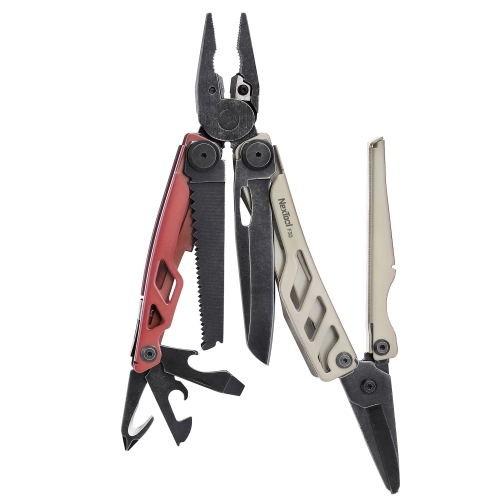 Мультитул Nextool Flagship F30 Pro, 16 функций, красный/ореховый, нейлоновый чехол (NE20203B)