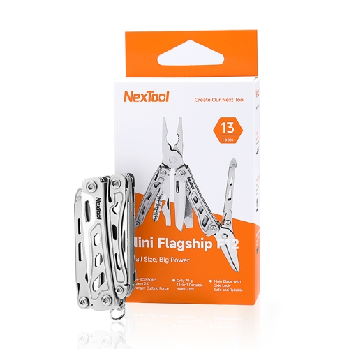 Мультитул Nextool Mini Flagship F12, серый (NE20410)