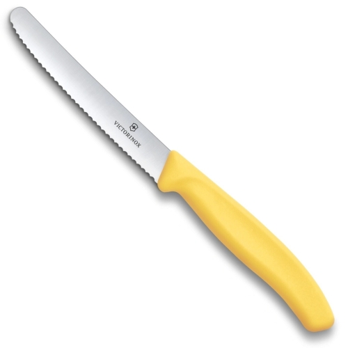 Набор Victorinox кухонный, 6 ножей, лезвие 11 см волнистое, цвет ассорти, европодвес