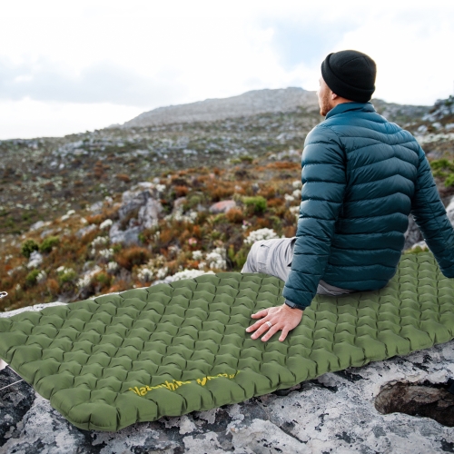Надувной матрас Naturehike Tuye 4.6 ультралегкий, широкий, хаки (CNK2450WS014)
