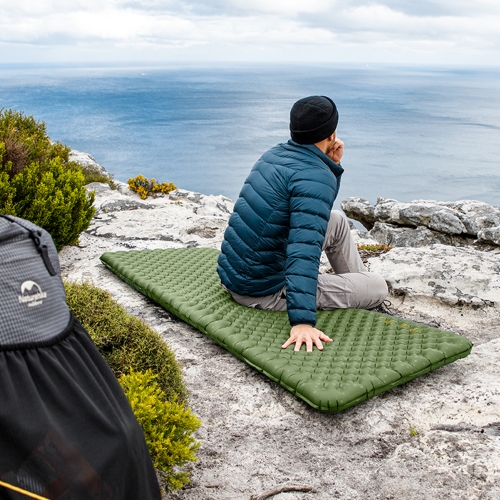 Надувной матрас Naturehike Tuye 4.6 ультралегкий, широкий, хаки (CNK2450WS014)