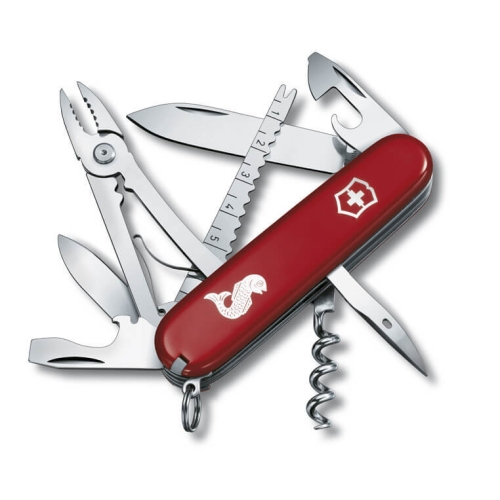 Нож Victorinox Angler, 91 мм, 19 функций, красный